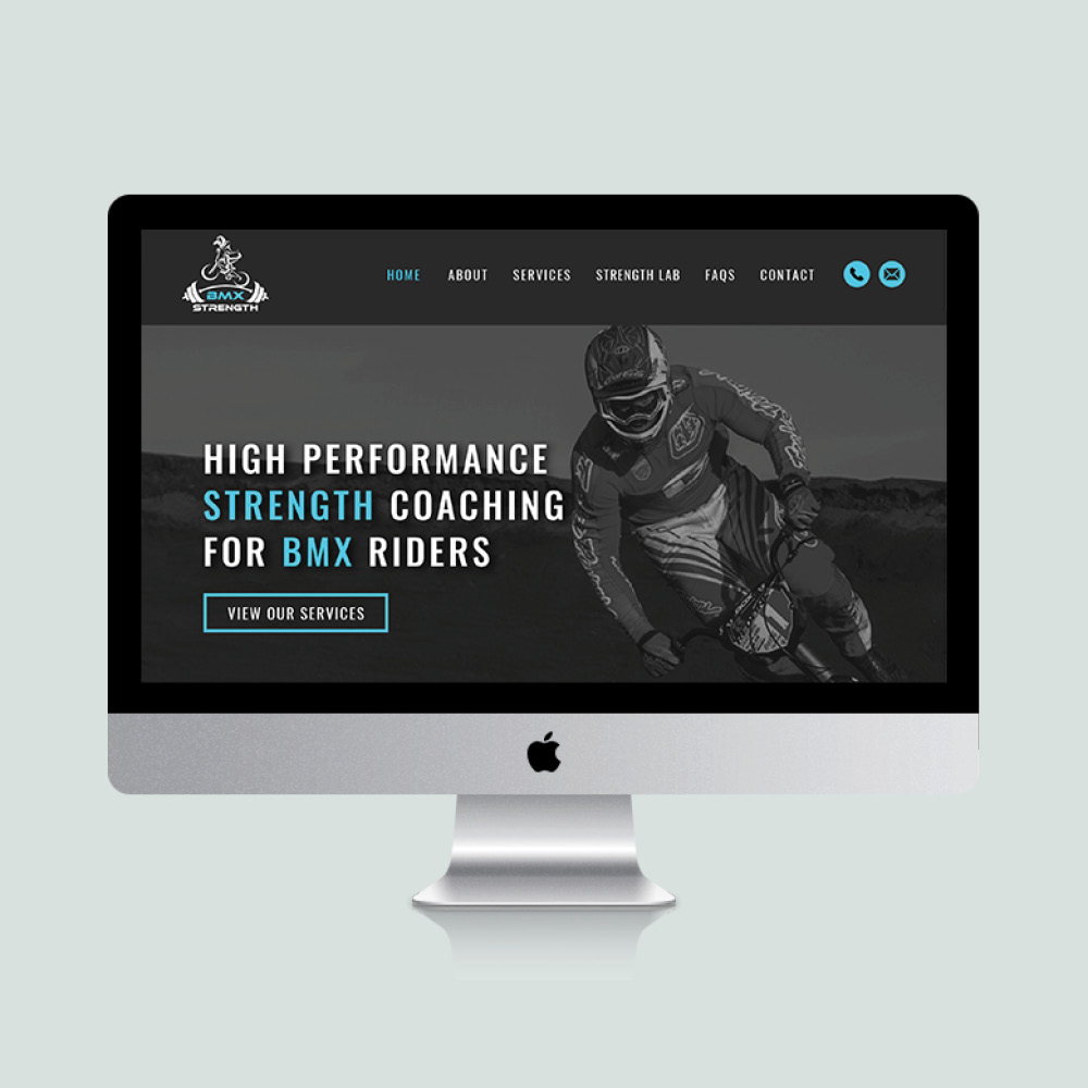 Website Design & Development for a BMX Sports Professional - Websites Au Melbourne - Wordpress Development Company