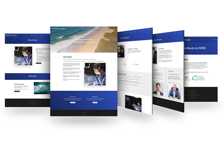Master-5Screens-1-sml Orthopaedic Research Website Case Study - Websites designed and developed on WordPress by Websites Au Melbourne