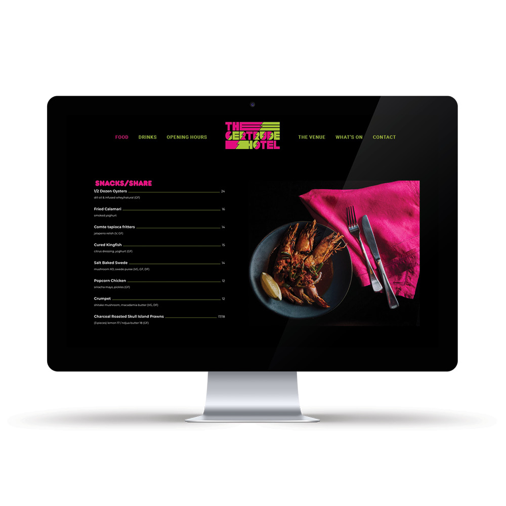 Custom Website Design & Development for a Hospitality Business - Websites Au Melbourne