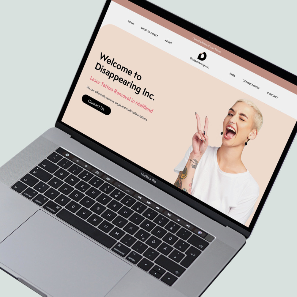 Custom Website Design & Development Business by Websites Au Melbourne for a Tattoo Removal Business