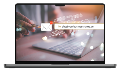 Email Hosting Domain Illlustration - Websites designed and developed on WordPress by Websites Au Melbourne