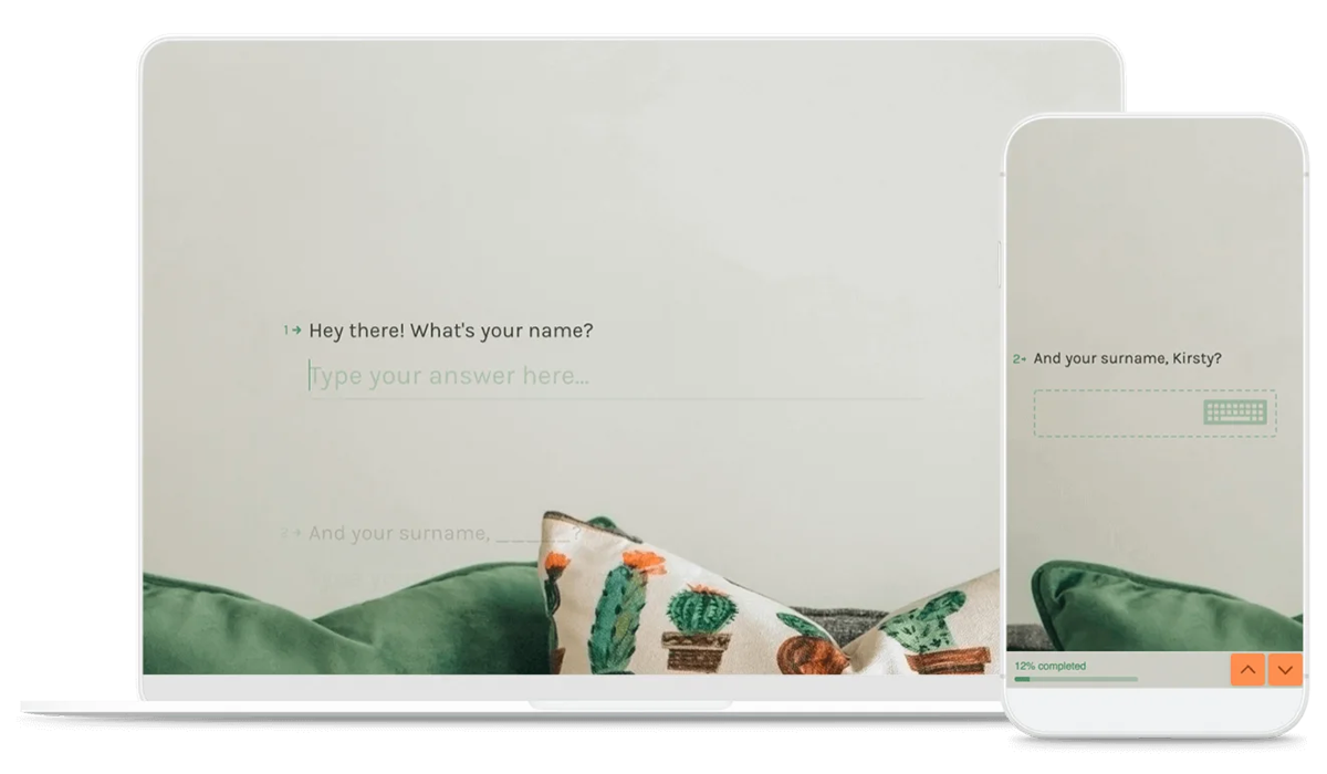 Typeform demonstration - Websites designed and developed on WordPress by Websites Au Melbourne