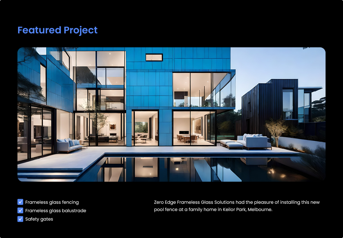 Website designed and developed on WordPress by Websites Au - Zero Edge Melbourne scroll through website design
