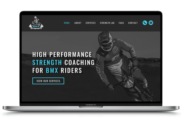 Strength conditioning fitness coach website design - Website designed and developed on WordPress by Websites Au Melbourne
