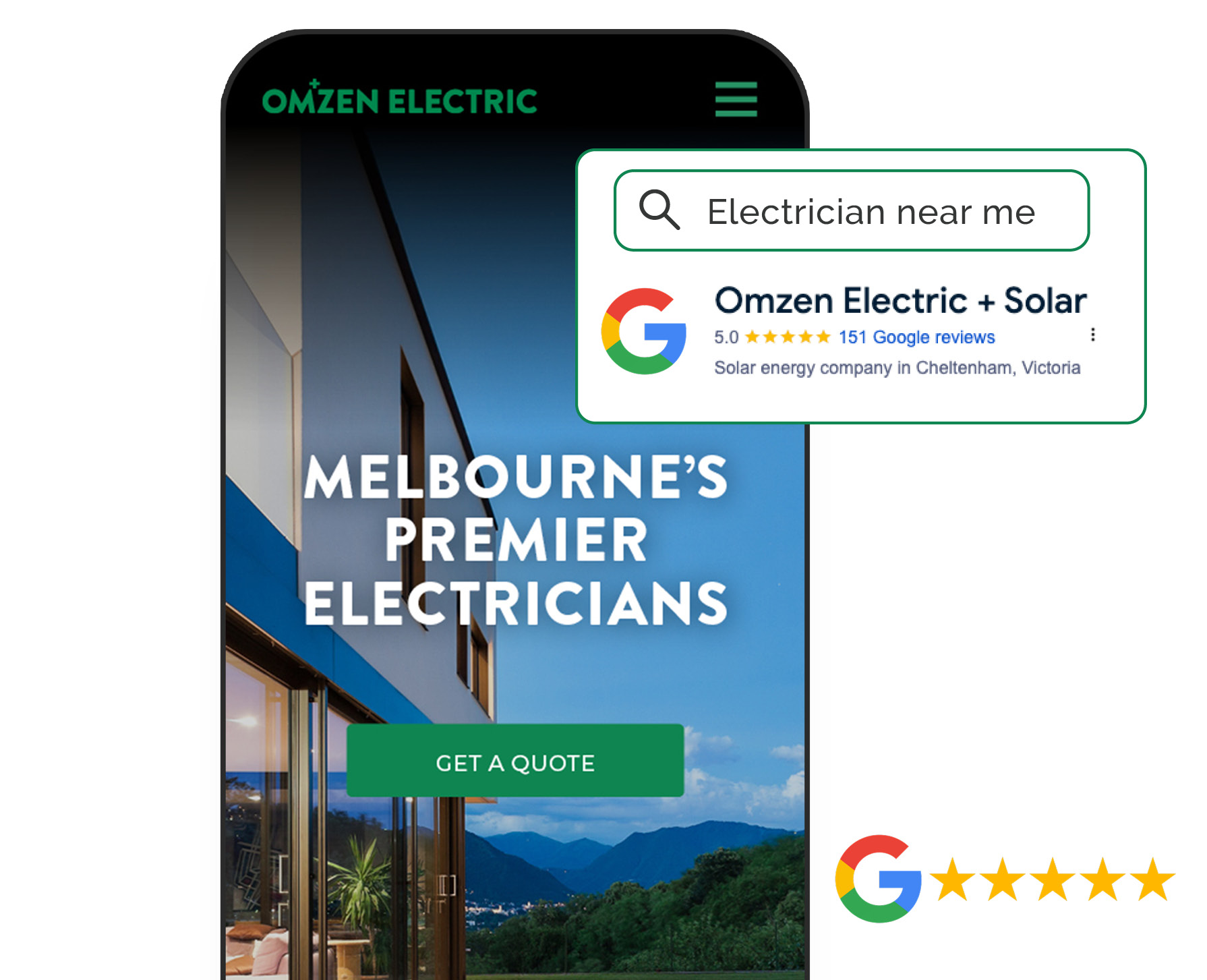 Custom Website Design for Trade Business - Website Design & Development by Websites Au Melbourne